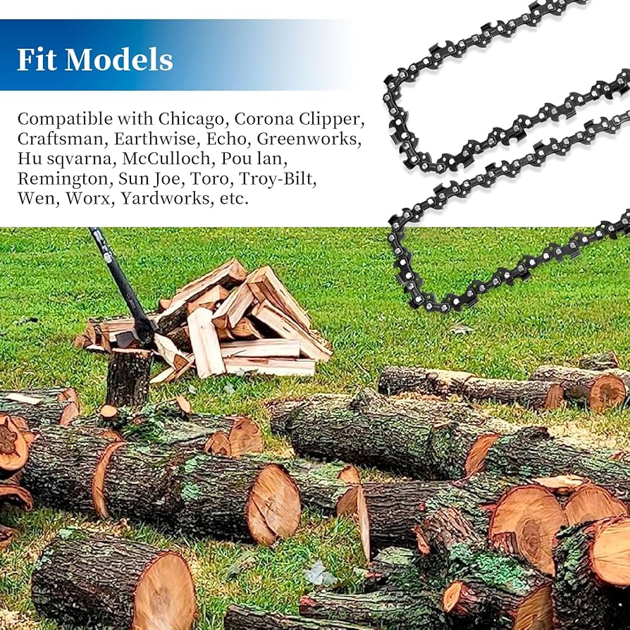 Amazon.com: Bularie 10 Inch Chainsaw Chains S40 3/8